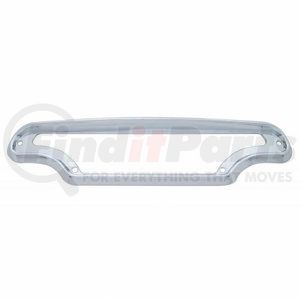 41012 by UNITED PACIFIC - Light Panel Bezel - For Dash Warning Light, Chrome, Plastic, for 2002-2006 Peterbilt 379/378