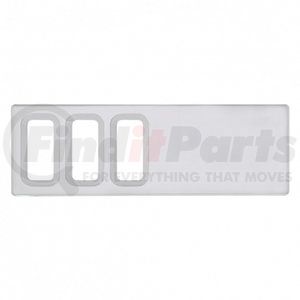 42216 by UNITED PACIFIC - Dash Switch Cover - Dash Switch Panel Cover, 3 Openings, for International
