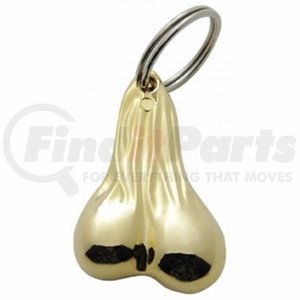 78009 by UNITED PACIFIC - Key Chain - 2-1/2" Small Die-Cast, Gold,. Low-Hanging Balls, Novelty