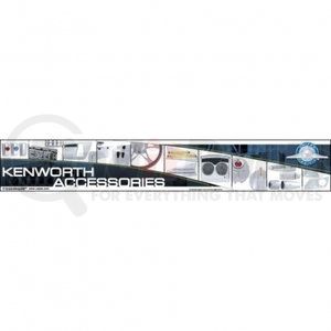 99033 by UNITED PACIFIC - Product Identification Label - Kenworth Fixture/Header Sign