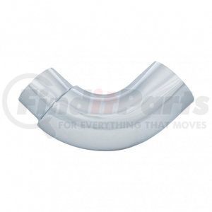 E390-65-1313 by UNITED PACIFIC - Exhaust Elbow - Expanded, Chrome, 90 Degree, Reduce 6" O.D. To 5" O.D. - 13" x 13"