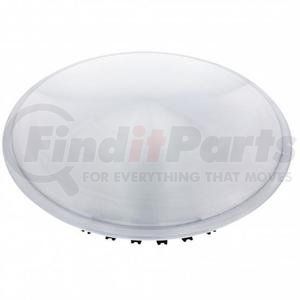 RDC01-16 by UNITED PACIFIC - Wheel Cover - Racing Wheel Disc, 16", Brushed, Stainless Steel