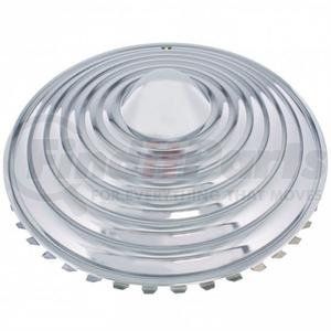 SBC01-15 by UNITED PACIFIC - Axle Hub Cap - 15", Chrome, Starburst