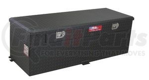 72743PC by RDS - RDS Aluminum Auxiliary Fuel Tank Toolbox Combo — 60-Gallon, Rectangular, Black Diamond Plate, Fuel Filler Shroud, Model# 72743PC