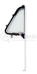 120512 by UNITED PACIFIC - Vent Window Assembly - Complete, Chrome, Passenger Side, without Tinted Glass, for 1951-1955 Chevy & GMC