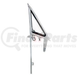 110779 by UNITED PACIFIC - Side Window Frame - Driver Side, Assembly, with Non-Tinted Glass, for 1964.5-66 Ford Mustang