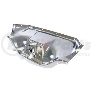 110340 by UNITED PACIFIC - Hood Latch Panel - Chrome Plated, for 1947-1954 Chevy Truck