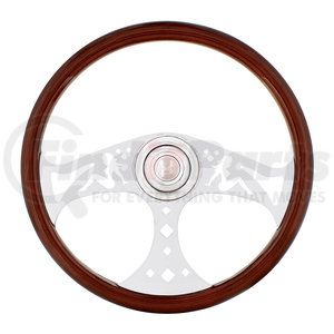 88131 by UNITED PACIFIC - Steering Wheel - 18" Lady with Hub, for Freightliner 1989-July 2006