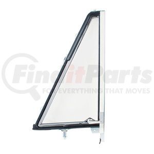 110219 by UNITED PACIFIC - Vent Window Assembly - LH, Chrome, without Tinted Glass, for 1966-1967 Ford Bronco