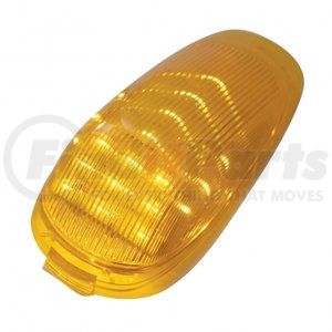 39952 by UNITED PACIFIC - Truck Cab Light - 19 LED Grakon 2000, Amber LED/Amber Lens
