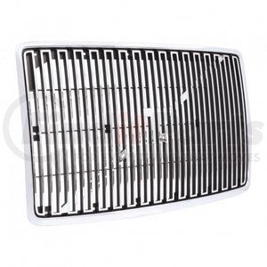 21099 by UNITED PACIFIC - Grille - Chrome, for 1996-2003 Volvo VN/VNL