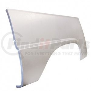 110335 by UNITED PACIFIC - Quarter Panel Skin - Lower, 20-Gauge Steel, Primer, Passenger Side, for 1966-1976 Ford Bronco