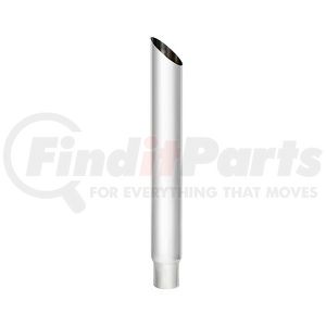 M3-65-048 by UNITED PACIFIC - Exhaust Stack Pipe - 6", Mitred, Reduce To 5" O.D. Bottom, 48" L
