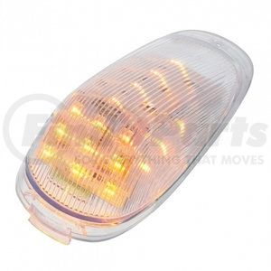 39953 by UNITED PACIFIC - Truck Cab Light - 19 LED Grakon 2000, Amber LED/Clear Lens