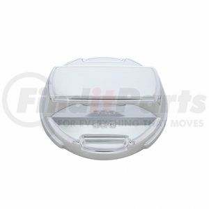 41694 by UNITED PACIFIC - Fuel Cap Cover - Chrome, Plastic, DEF Cap Cover, for Volvo & Mac