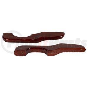 88001 by UNITED PACIFIC - Door Armrest - Wood, Reversed Style, for Peterbilt