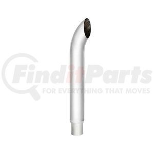 C3-65-036 by UNITED PACIFIC - Exhaust Stack Pipe - 6", Curved, Reduce To 5" O.D. Bottom, 36" L