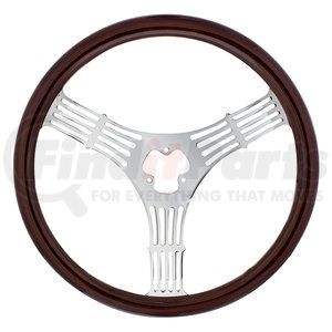 88106 by UNITED PACIFIC - Steering Wheel - 18", Wood, Banjo