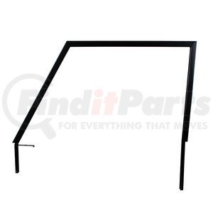 110479 by UNITED PACIFIC - Door Window Frame - Driver Side, Black, Steel, Black EDP, for 1966-1977 Ford Bronco