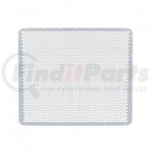 21061 by UNITED PACIFIC - Grille Mesh - 430 Stainless Steel, with Extended Hood-Alternating Oval Holes, for Peterbilt 379