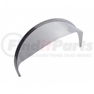 10468 by UNITED PACIFIC - Headlight Visor - 7" & 5.75", Stainless Steel, Round