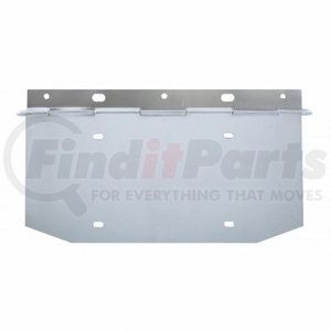 10511 by UNITED PACIFIC - License Plate Frame - Chrome, 1 License Plate Angled Holder, with Hinge