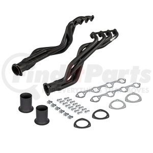 110588 by UNITED PACIFIC - Header - 289/302 Long Tube, Black, for 1966-1977 Ford Bronco