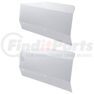 20585 by UNITED PACIFIC - Fender Corner Guard - Front, Stainless Steel, for PB 370 Series