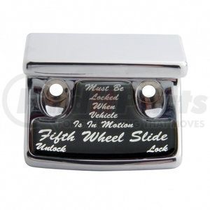 21022 by UNITED PACIFIC - Dash Switch Cover - Switch Guard, "Fifth Wheel", Black Sticker