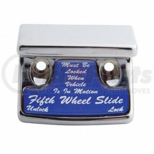 21020 by UNITED PACIFIC - Dash Switch Cover - Switch Guard, "Fifth Wheel", Blue Sticker