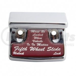 21024 by UNITED PACIFIC - Dash Switch Cover - Switch Guard, "Fifth Wheel", Red Sticker