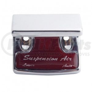 21030 by UNITED PACIFIC - Dash Switch Cover - Switch Guard, "Suspension Air", Red Sticker