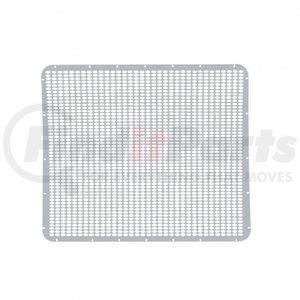 21154 by UNITED PACIFIC - Grille Mesh - 304 Stainless Steel, with Extended Hood-Straight Oval Hole, for Peterbilt 379