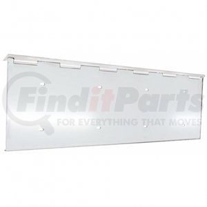 21553 by UNITED PACIFIC - License Plate Frame - Stainless 2, with Hinge