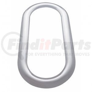 21718-1 by UNITED PACIFIC - Window Trim - Stainless, Oval, for Peterbilt