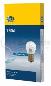 211730733 by HELLA - BULB 7506 12V 21W BA15s S8
