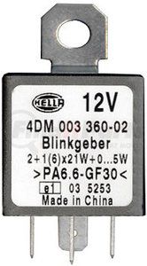 003360021 by HELLA USA - Flasher Unit 2+1(6)x21W 12V 4DM