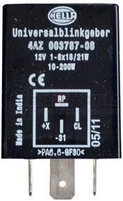 003787081 by HELLA USA - Flasher Unit, 4 pin, 12 V