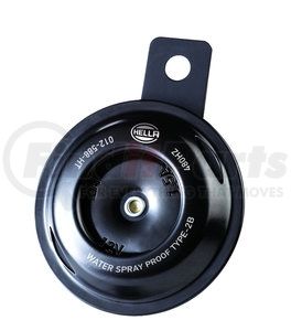012588061 by HELLA - Horn BL Black Disc HT Motorcycle 12V Universal