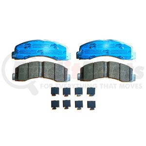 SP2087PPH by RAYBESTOS - Brake Parts Inc Raybestos Specialty - Police Metallic Disc Brake Pad Set