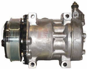 CO-2393CA by SUNAIR - A/C Compressor - R134A, PAG 46, PV6, 7H15, 12V, Direct Mount, 119mm Pulley