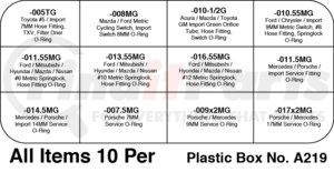 BAIM-12G by SUNAIR - A/C O-Ring Kit