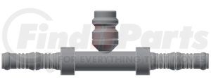 Sunair BC-8751-10-10-HS A/C Refrigerant Hose Fitting Strt Splicer w/R134a HS Port BurgaClip Ftg (#10Ftg-#10Hs)