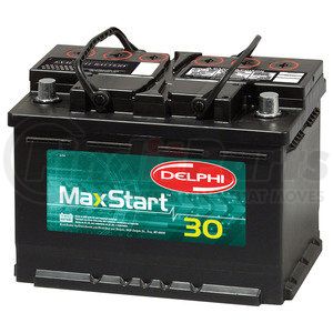 BU6048 by DELPHI - MaxStart™ 30 Vehicle Battery - Remanufactured, 835 Cranking Amps, 120 Reserved Capacity