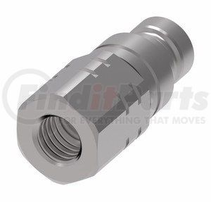 19FFP106UN by WEATHERHEAD - FF Series Hydraulic Coupling / Adapter - Male, 1.65" hex, 1 1/16-12 thread, 2-way valve
