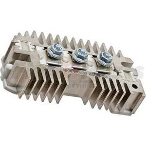 172-12004 by J&N - Rectifier - Positive Ground, Complete Assembly, 6 Diodes, 25A, Center to Center Mounting, 2.614" Mounting Distance, Non-Avalanche Style, Button Type, Heat Sink Cut for Extra Trio Cooling