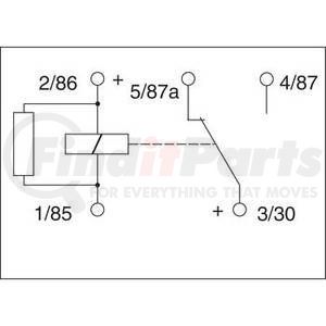 240-01036 by J&N - 5 Term Mini Relay