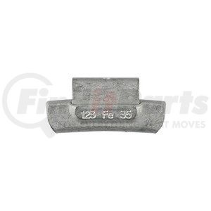 FNFE35 by BADA WHEEL WEIGHTS - FNFE Series 35g Steel Orange Wheel Weight for Japanese Passenger Cars & Light Trucks