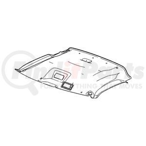 25948166 by GENERAL MOTORS - Front Headliner - Roof Trim Module, Interior, Shale, for 2008 GMC Savana