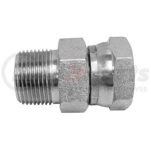 53-2-2 by MID-STATE HYDRAULICS - Adapter Fitting, NPTF Male To NPSM Swivel Female, 1/8 x 1/8 Thread